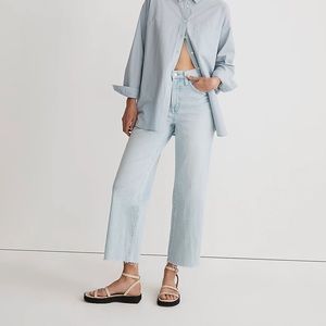 The Perfect Vintage Wide-Leg Crop Jean